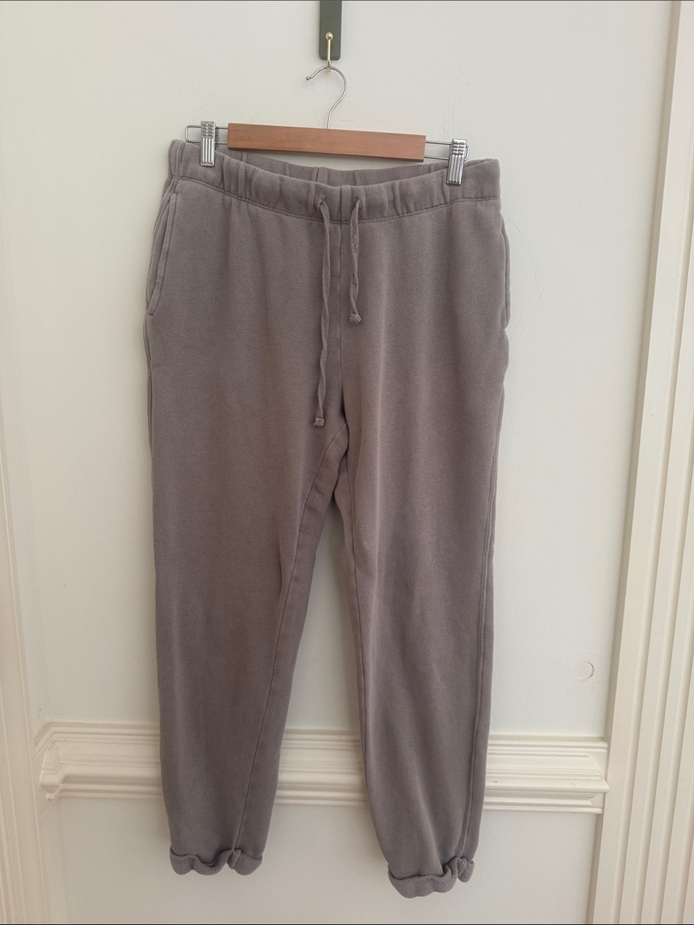 Barefoot Dreams Women's Taupe Drawstring Cozy Joggers medium - Picture 2 of 4